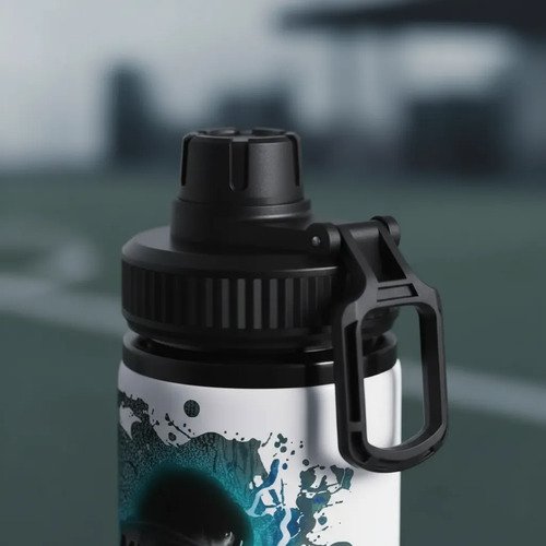 Botella De Agua 750 Ml Aluminio - Messi Argentina 10