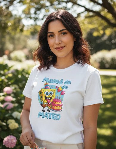 D_912862-MLM109899799047_042026-O.jpg Combo 4 Playeras Y 1 Pañalero Bob Esponja Cumpleaños