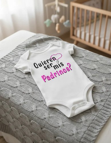 Pañalero Quieren Ser Mis Padrinos Para Niño O Niña