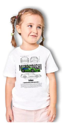 D_927602-MLM99828201952_122025-O.jpg Playera De Rapido Y Furioso Mitsubishi Eclipse Infantil