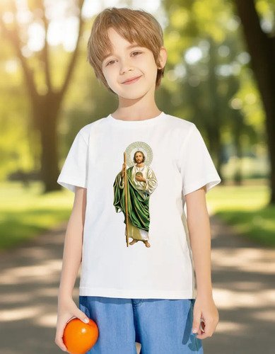 Playera San Judas Tadeo Infantil Imagen Sublime