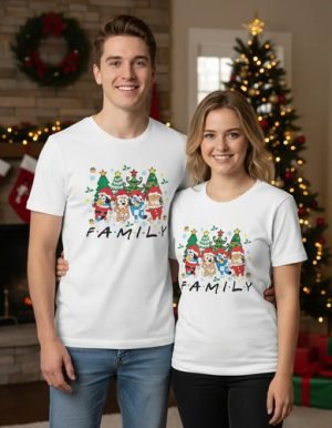D_928594-MLM98675286319_112025-O.jpg Duo De Playeras Unisex Navidad Bluey Family Friends