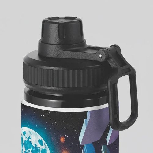 D_930335-MLM113935511123_062026-O.jpg Botella De Agua 750 Ml Aluminio - Minecraft
