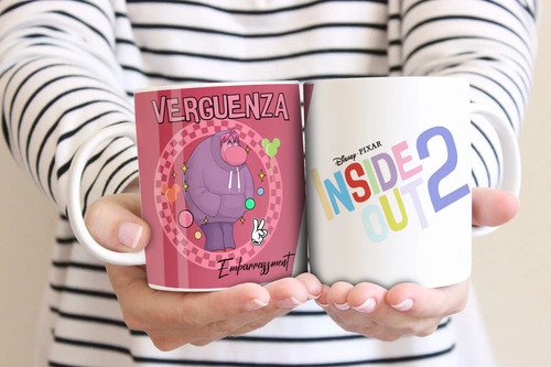 Taza Intensamente 2 De Cerámica 325 Ml.