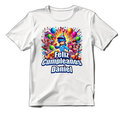 Playera De Roblox De Cumpleaños