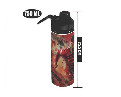D_939297-MLM113928805847_062026-O.jpg Botella De Agua 750ml Aluminio - Cristiano Ronaldo