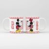 Taza Mickey Mouse Y Minnie 325 Ml Blanca