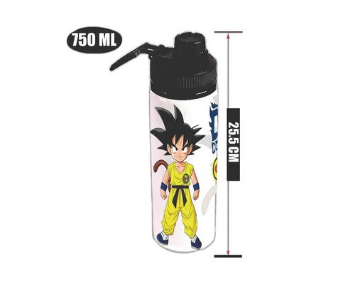 Botella De Agua 750 Ml Aluminio - Goku Vestido Del America