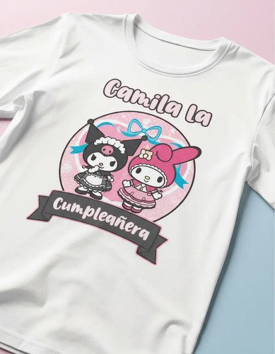 Combo 2 Playeras Unisex Y 1 Playera Infantil Kuromi