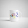 Taza Intensamente 2 De Cerámica 325 Ml.
