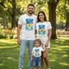 Combo 2 Playeras Unisex + 1 Playera Infantil De Baby Shark