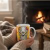 Taza De Calaveras Día De Muertos Ceramica