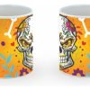 Taza De Calaveras Día De Muertos Ceramica