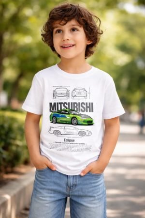 D_964584-MLM108114143183_032026-O.jpg Playera De Rapido Y Furioso Mitsubishi Eclipse Infantil
