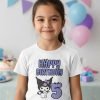 D_964842-MLM93878870564_102025-O.jpg Playera Infantil De Kuromi Happy Birthday