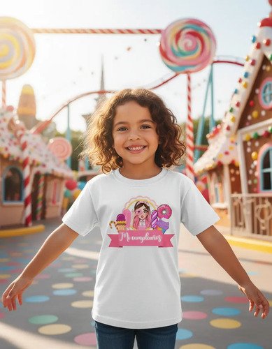 D_974693-MLM94086991761_102025-O.jpg Playera Infantil Mis Pastelitos Feliz Cumpleaños