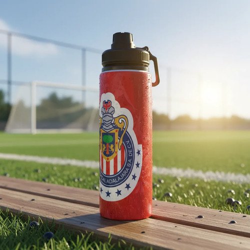 Botella De Agua 750 Ml Aluminio - De Las Chivas