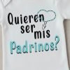 Pañalero Quieren Ser Mis Padrinos Para Niño O Niña