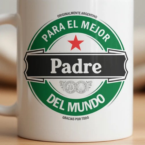 Taza Dia Del Padre Heineken
