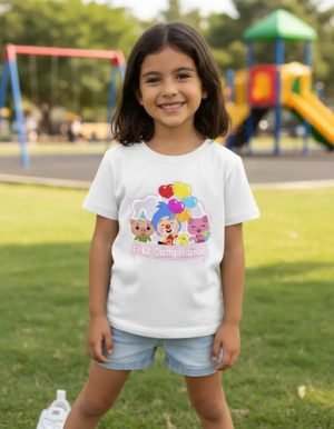 Playera Infantil De Plim Plim Cumpleaños