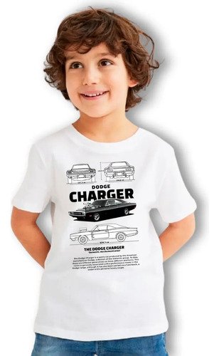 Playera Rapido Y Furioso Dodge Charger Infantil