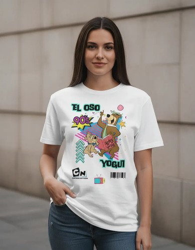 D_603869-MLM95954580593_102025-O.jpg Playera Del Oso Yogui De Los 80s Unisex
