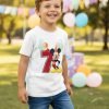 Playera Mickey Mouse Numeros Del 1 Al 10 Cumpleaños Infantil