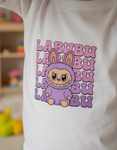 D_607849-MLM93592975667_092025-O.jpg Playera De Labubu Infantil Varios Diseños