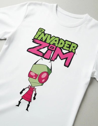 D_616617-MLM94456078580_102025-O.jpg Playera Invasor Zim Unisex Adulto