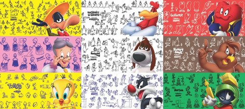 Pack 80 Plantillas Tazas Y Playeras Looney Tunes