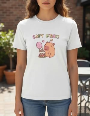 Playera De Capibara Cumpleaños