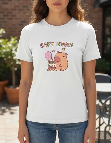 Playera De Capibara Cumpleaños Playera De Capibara Cumpleaños