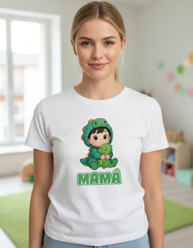 D_622973-MLM105115497343_012026-O.jpg Kit Familiar 3 Playeras Cumpleaños Dinosaurio Personalizado