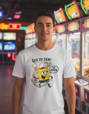 Playera Bob Esponja No Debo Tener Mas De Un Amor