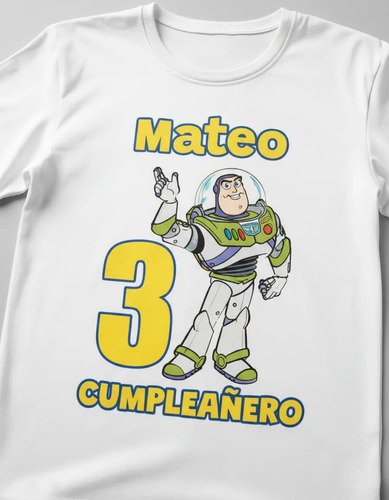 D_624102-MLM94811776855_102025-O.jpg Combo 2 Playeras Unisex Y 1 Playera Infantil Buzz Lightyear