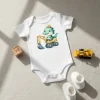 Pañalero Dinosaurio Excavadora Bebé Niño Diseño Constructor