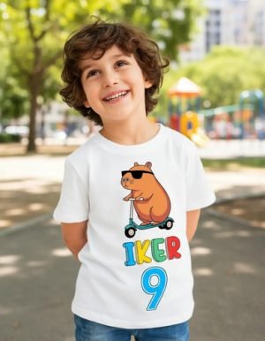 Playera Infantil Capibara Para Cumpleaños