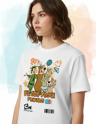 D_628731-MLM95516849768_102025-O.jpg Playera Del Oso Yogui De Los 80s Unisex