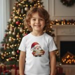 Playera Infantil Navidad Santa Claus Merry Christmas