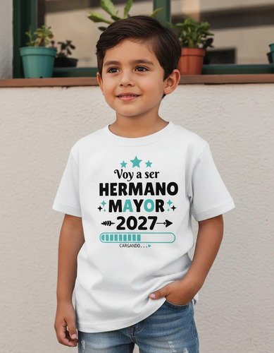 Playera Voy A Ser Hermano Mayor Big Brother