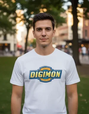 Playera Con Logo De Digimon Unisex