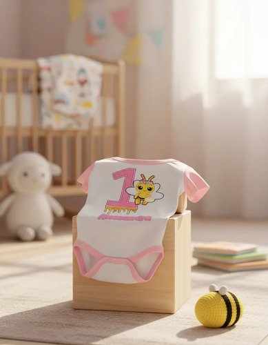 D_635364-MLM93239263469_092025-O.jpg Pañalero De Abejita Chiquitita Para Bebé De 3 A 12 Meses