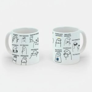 Taza Guapo Poderoso Asombroso 355 Ml Flork Deformito