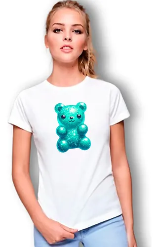 D_641287-MLM84856620201_052025-O.webp Playera Ositos De Gomita Varios Colores