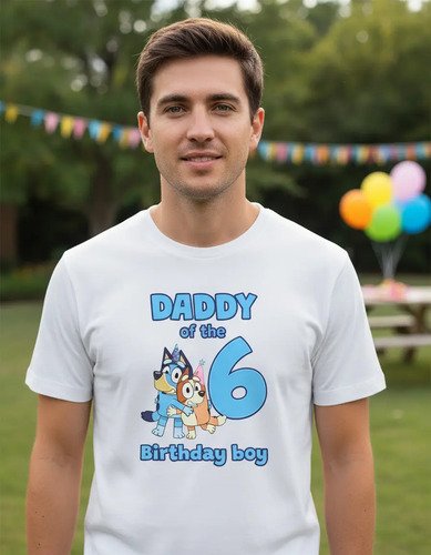 D_643516-MLM93754988628_102025-O.jpg Combo 8 Playeras Y 1 Pañalero Bluey Mamá Papá Hermana Y Bebe