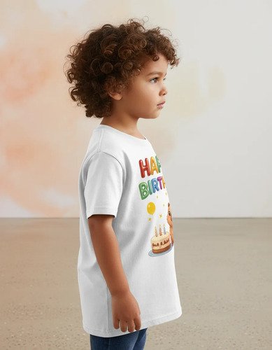 Playera Infantil Capibara Happy Birthday