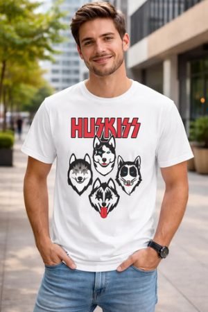 Playera Huskiss Rock Unisex Estampado Husky Moda Urbana