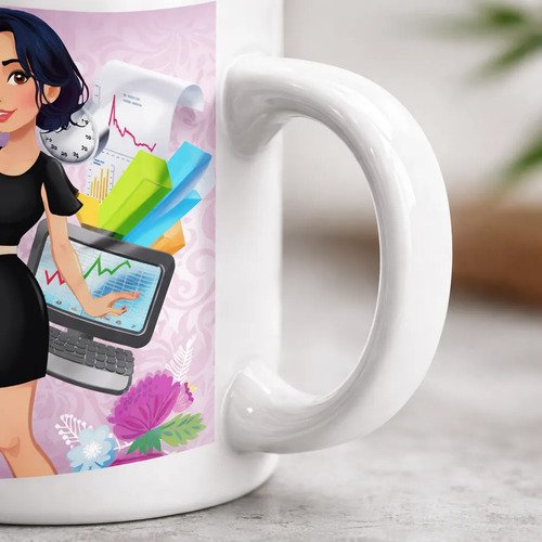 Taza Personalizada Administradora De Empresas 325 Ml 11 Oz