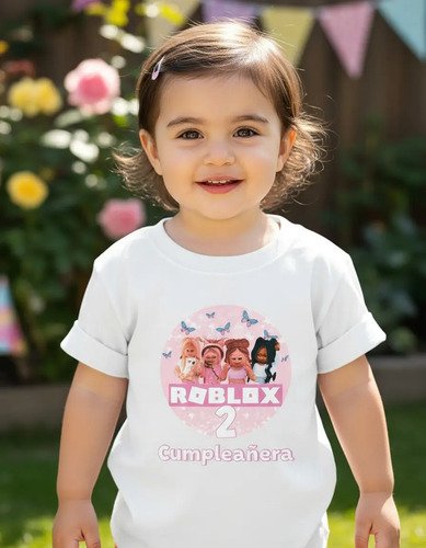 Kit Familiar De 3 Playeras Para Cumpleaños De Roblox