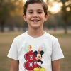 Playera Mickey Mouse Numeros Del 1 Al 10 Cumpleaños Infantil